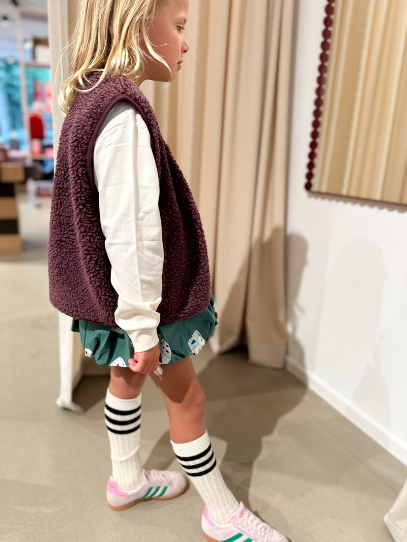 Heart dice balloon skirt - Vintage green