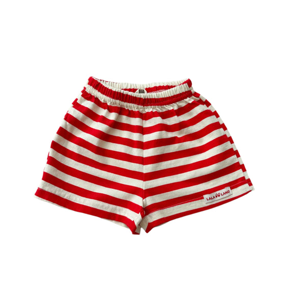 Lala bebe striped shorts - Red