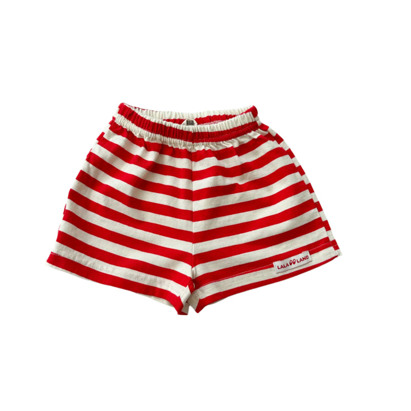 Lala bebe striped shorts - Red
