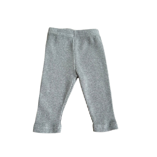 Bebe spring rib leggings - Grey melange