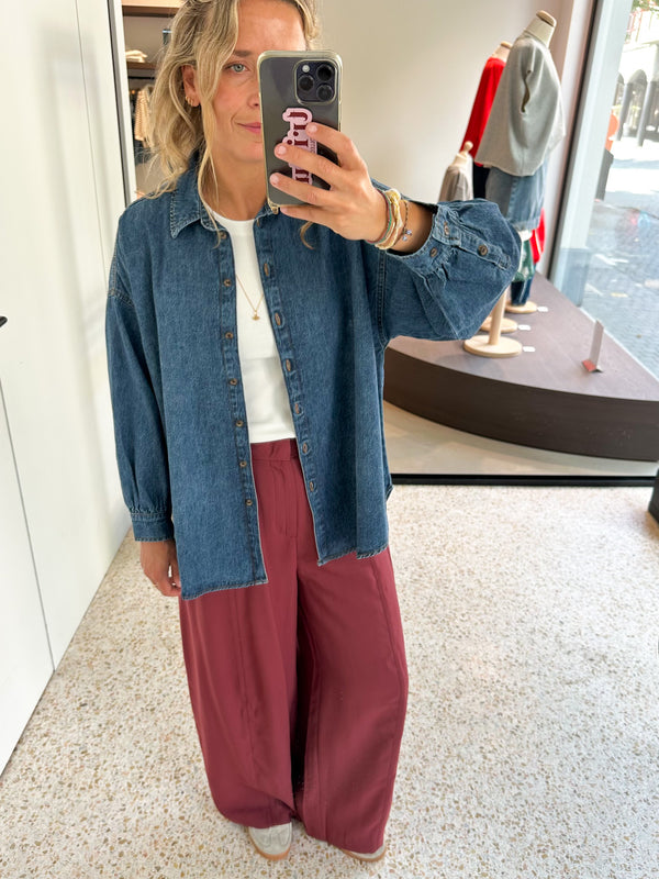 Lanow trousers - Cherry tree