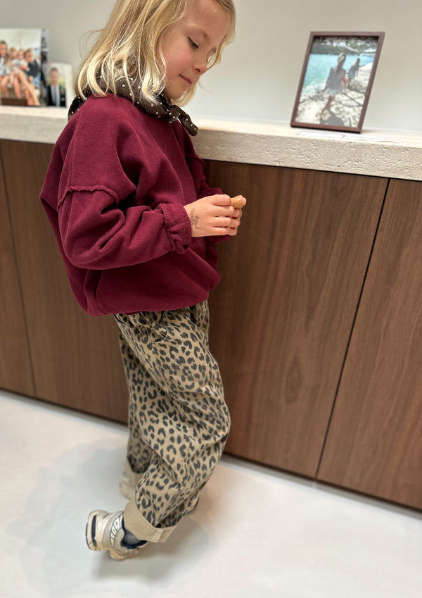 Lou pocket sweatshirt - Wine