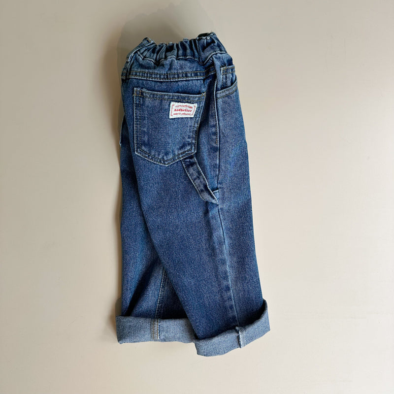 Standard baggy denim pants - Blue