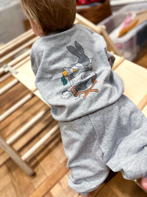 Bebe lunch time sweatshirt - Grey melange