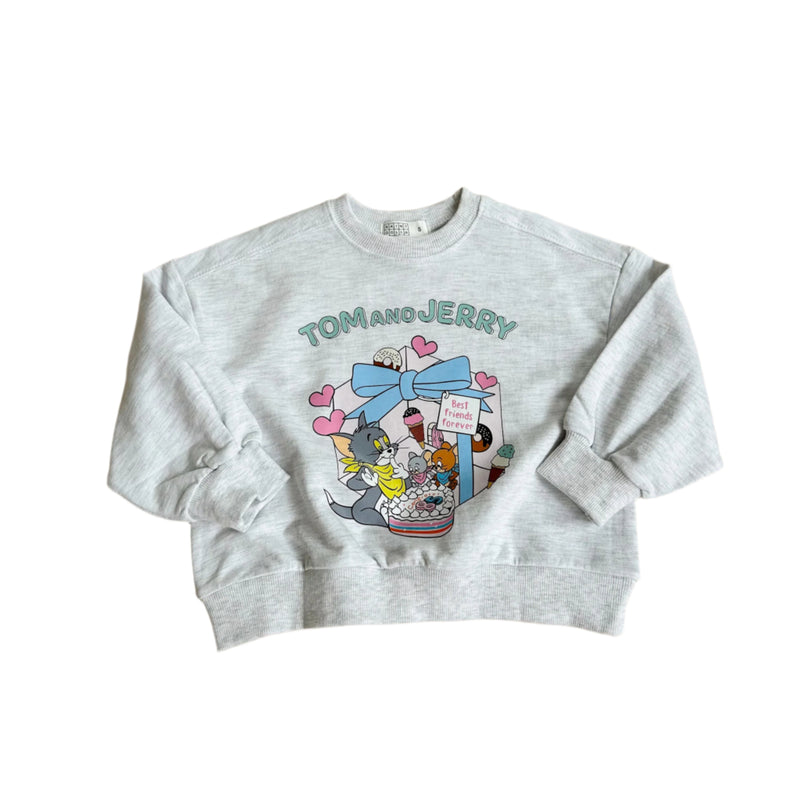 Tom & Jerry sweatshirts - White melange