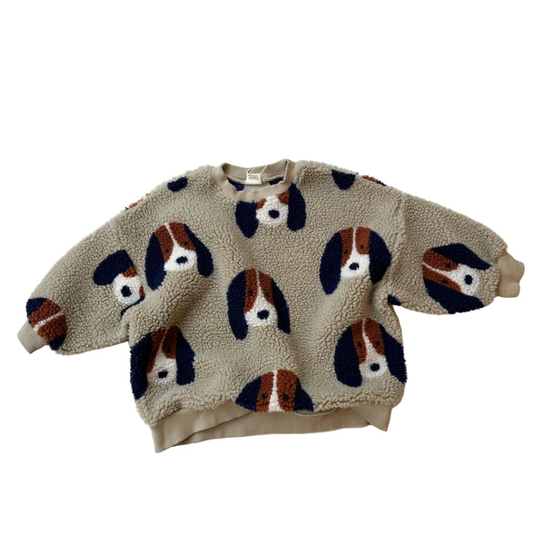 Dog teddy sweater - Beige khaki