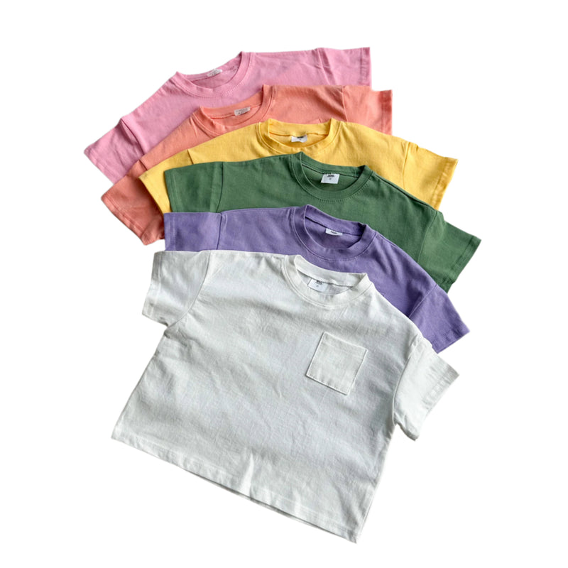 Boxy pocket tee - Ivory