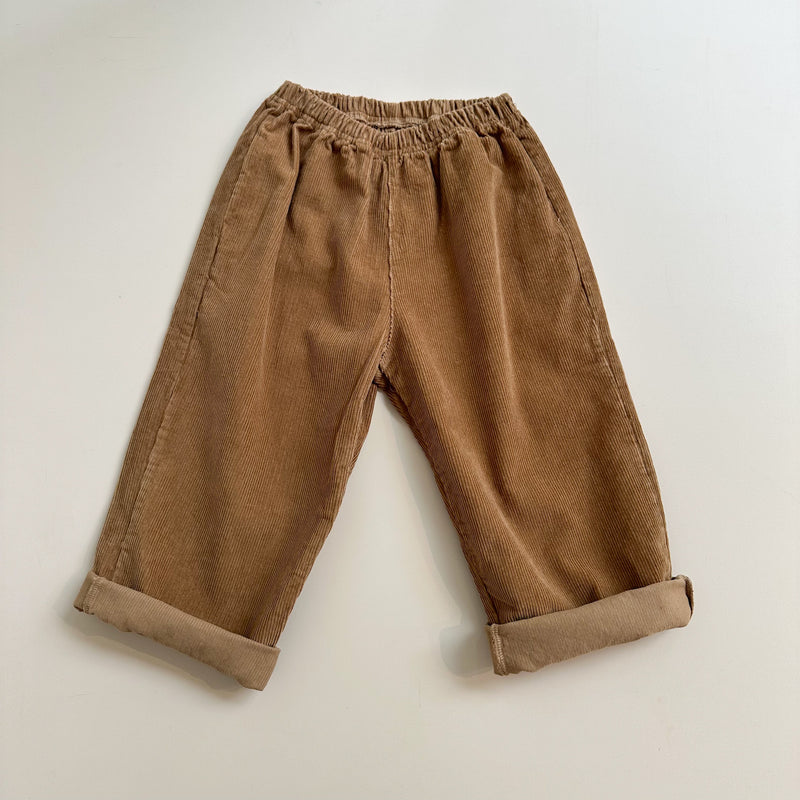 Pie corduroy pants - Camel