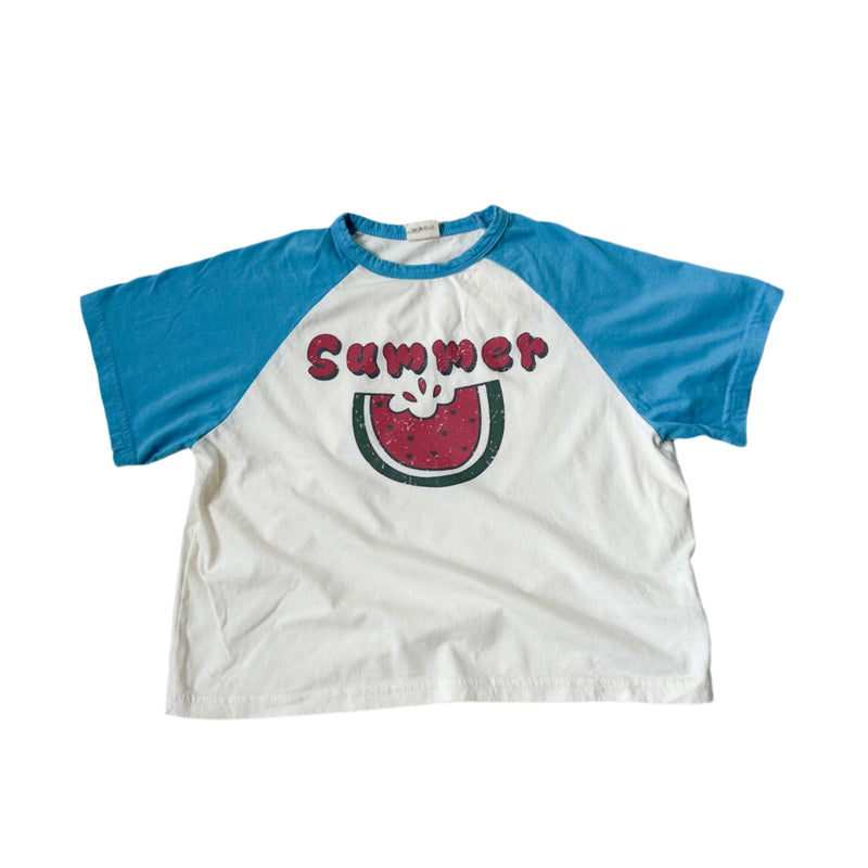 Watermelon tee - Ocean blue