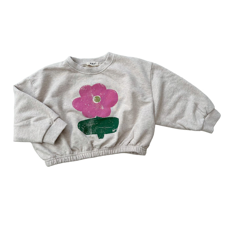 Lily cropped sweater - Oatmeal