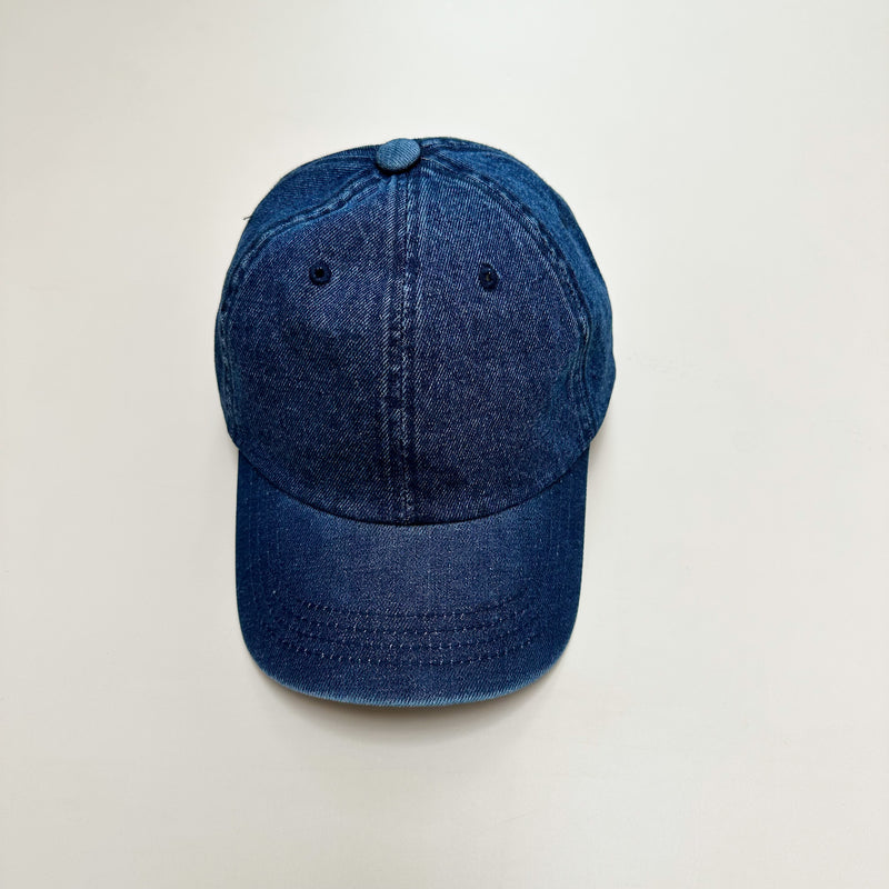 Denim cap - Washed blue