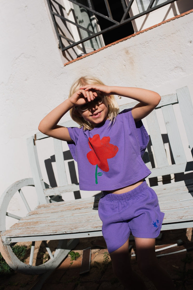 Poppy short top - Violet