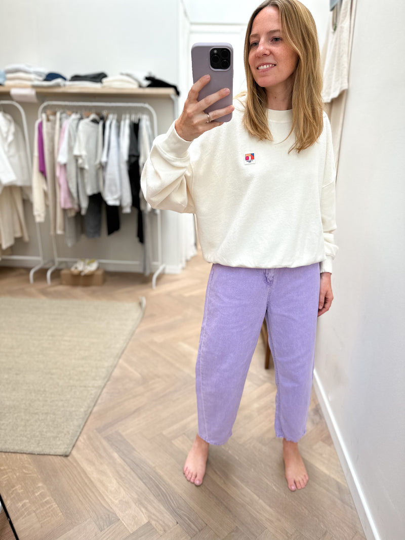 Rullow soft sweatshirt - Ecru