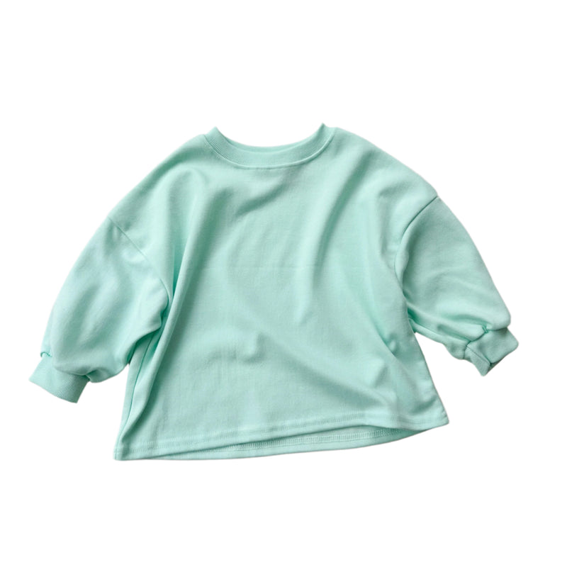 Boxy sweater tee - Glacial