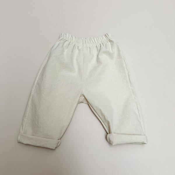 Cotton chino pants - Cream