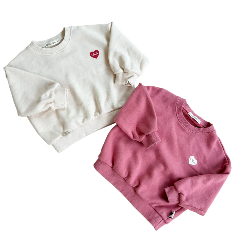 Heart sweater - Cream