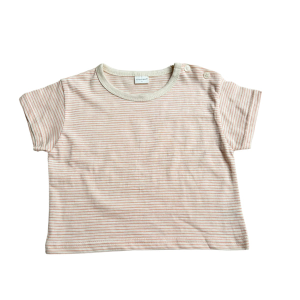 Bebe fine stripes tee - Orange