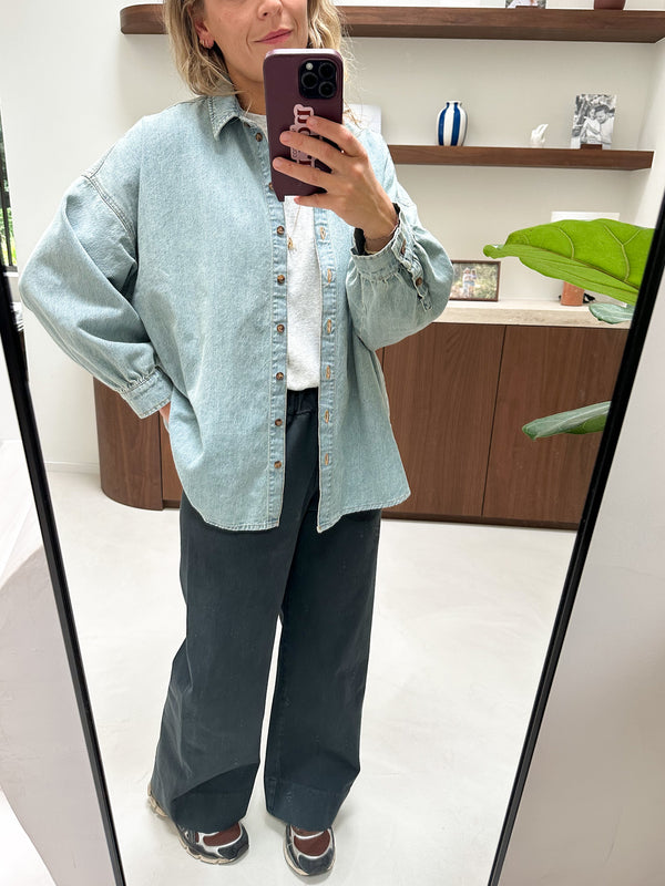 Jimmy cotton pants - Carbon