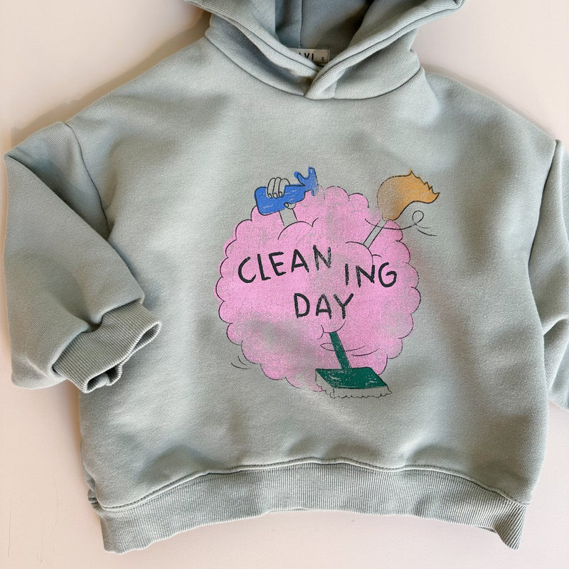 Cleaning day hoodie - Mint