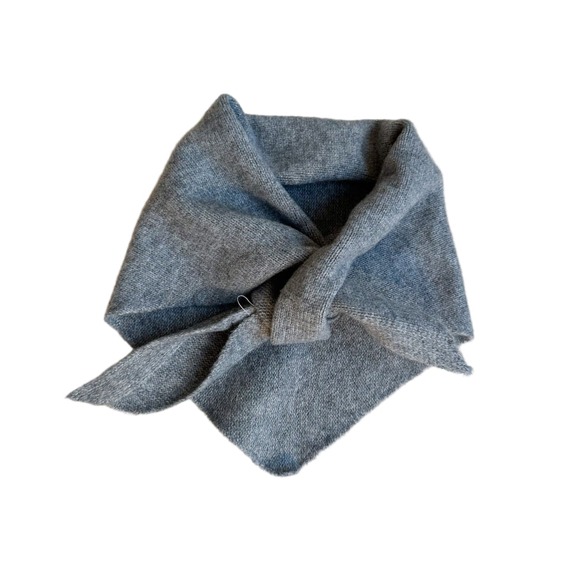 Soft melange scarf - Grey melange