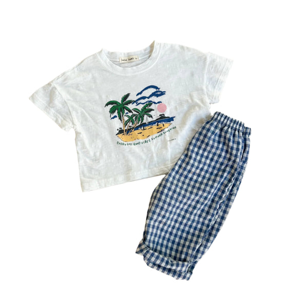 Island slub tee - Ivory