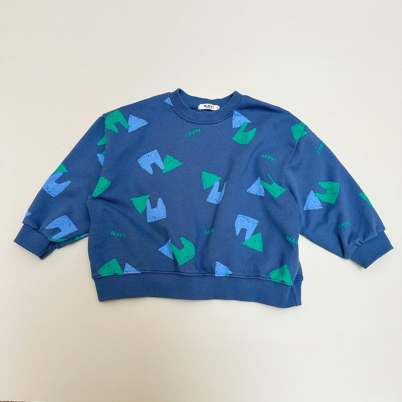 Geo sweater - Blue