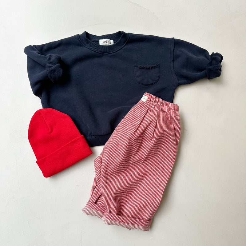 Lou pocket sweatshirt - Navy