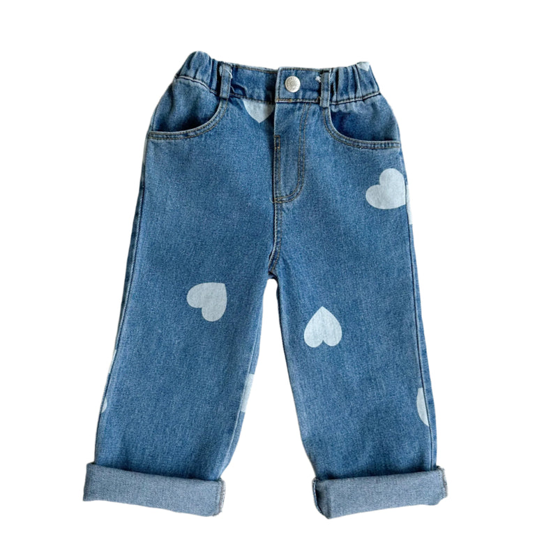 Heart denim - Blue