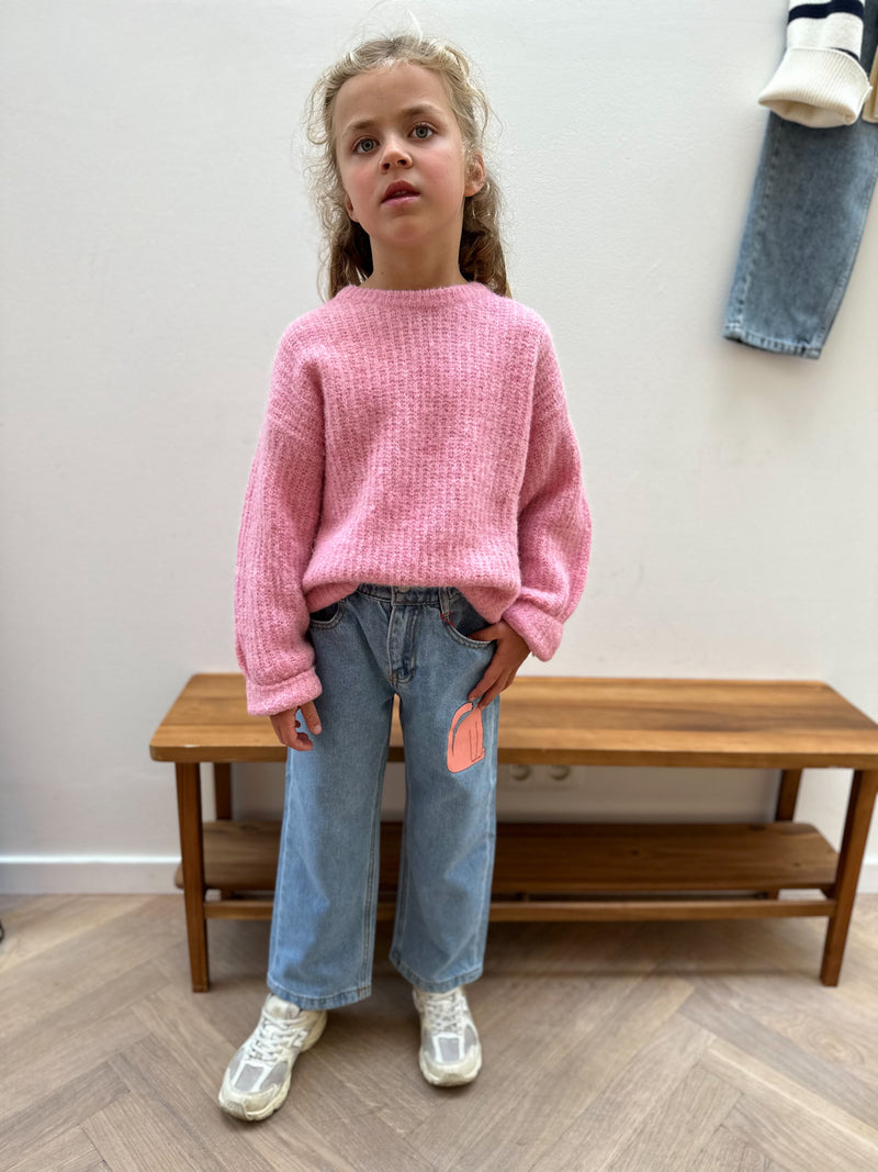 Kids jumper east - Orchid