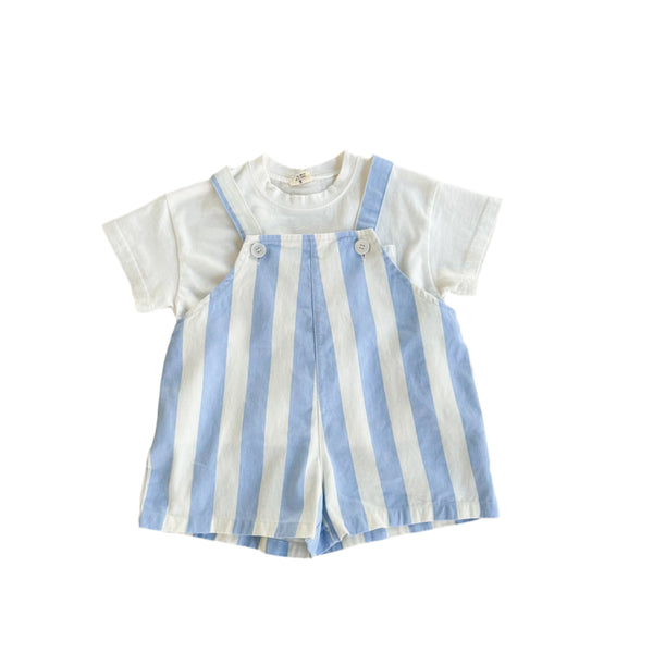 Wide stripe overall - Blue