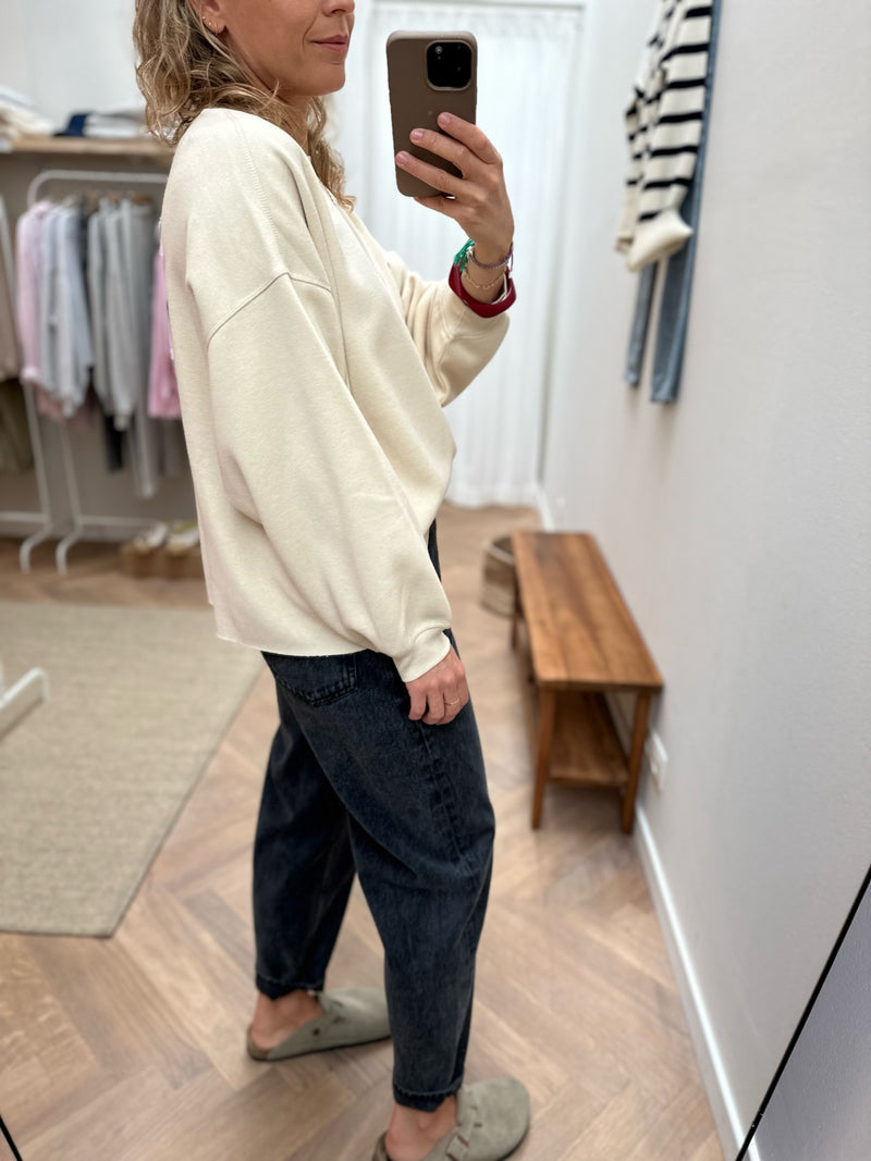 Victoire sweatshirt - Cream beige