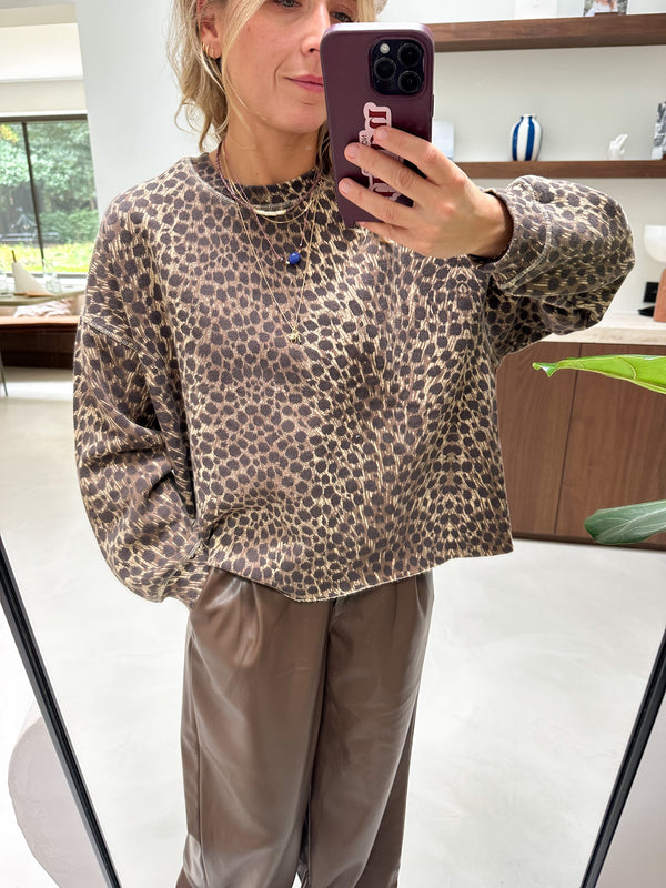 Viko sweatshirt - Leopard