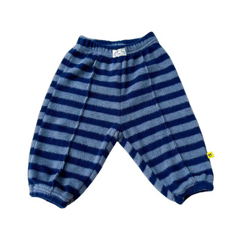 Bebe striped fleece joggers - Blue