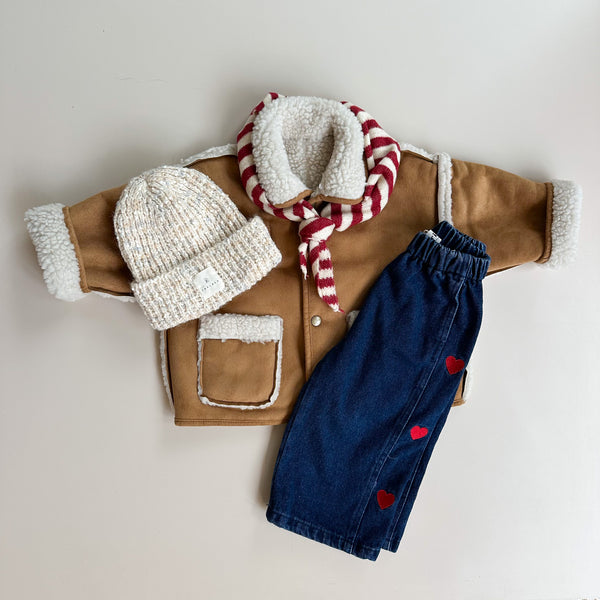 Lala speckle beanie - Ivory