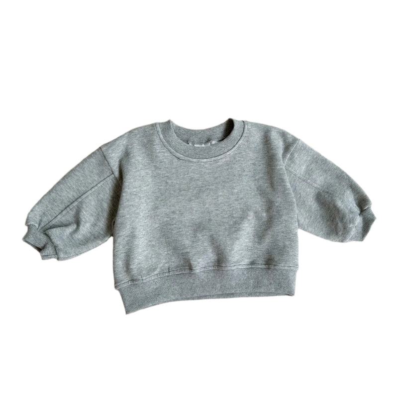 Bebe stitch sweater - Grey melange