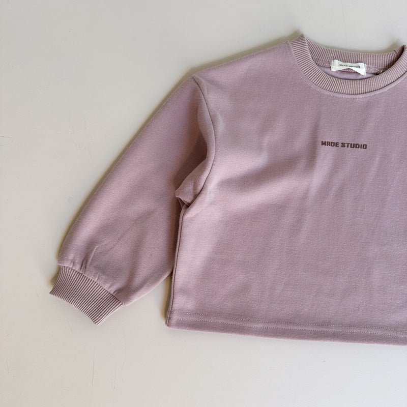 Made studio crop top - Old pink