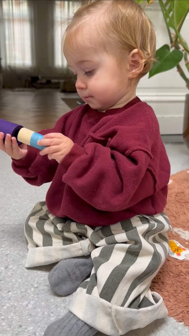 Lou pocket sweatshirt - Wine