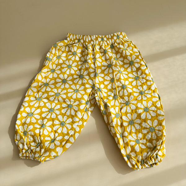 Flower pants - Yellow