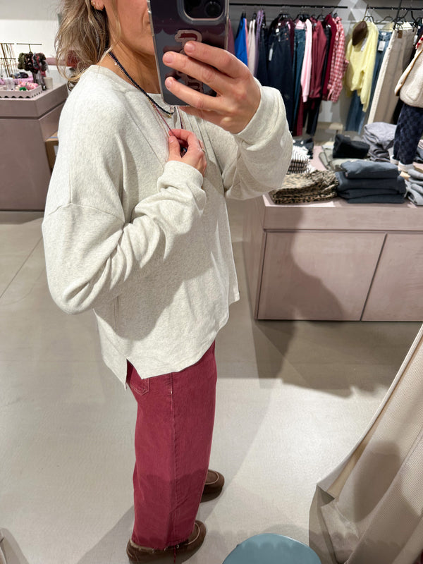 Soft modal tee - Oatmeal