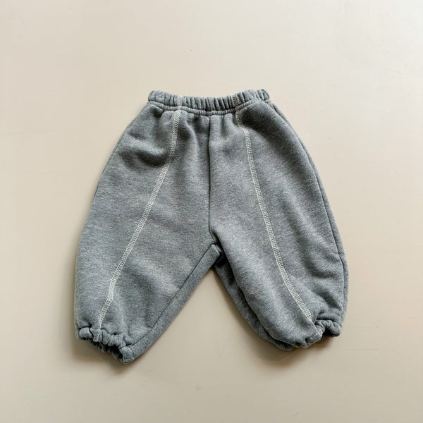 Bebe stitch jogger pants - Grey melange