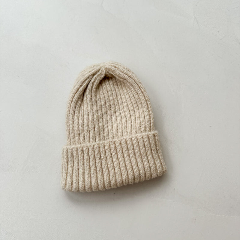 100 beanie - Cream