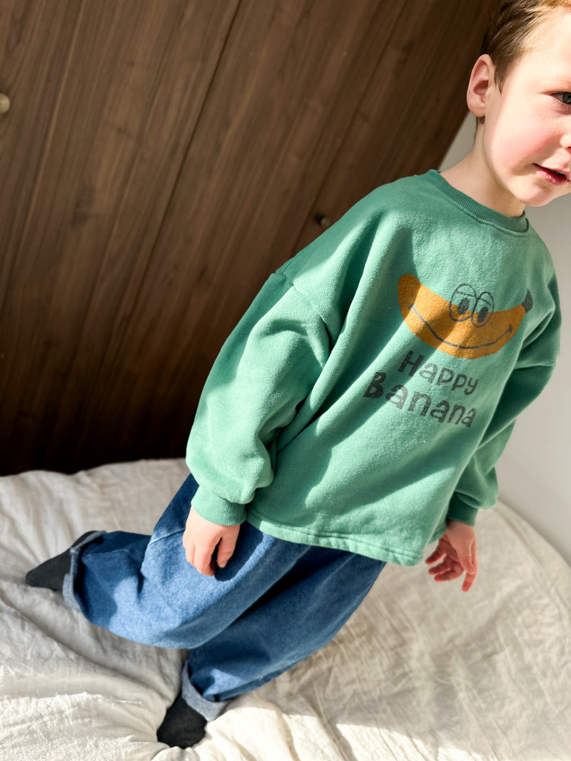 Banana fleece sweatshirt - Green