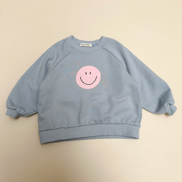 Smile sweatshirt - Ash blue