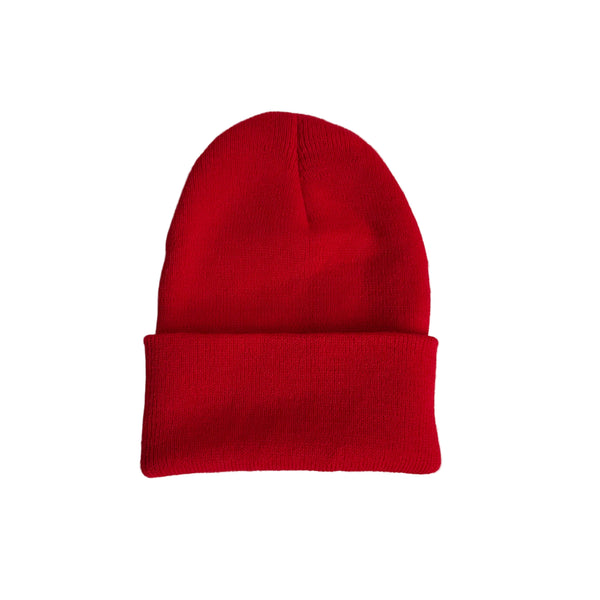Kids basic beanie - Red