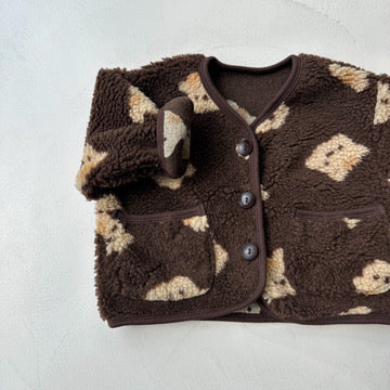 Teddy bear jacket - Brown