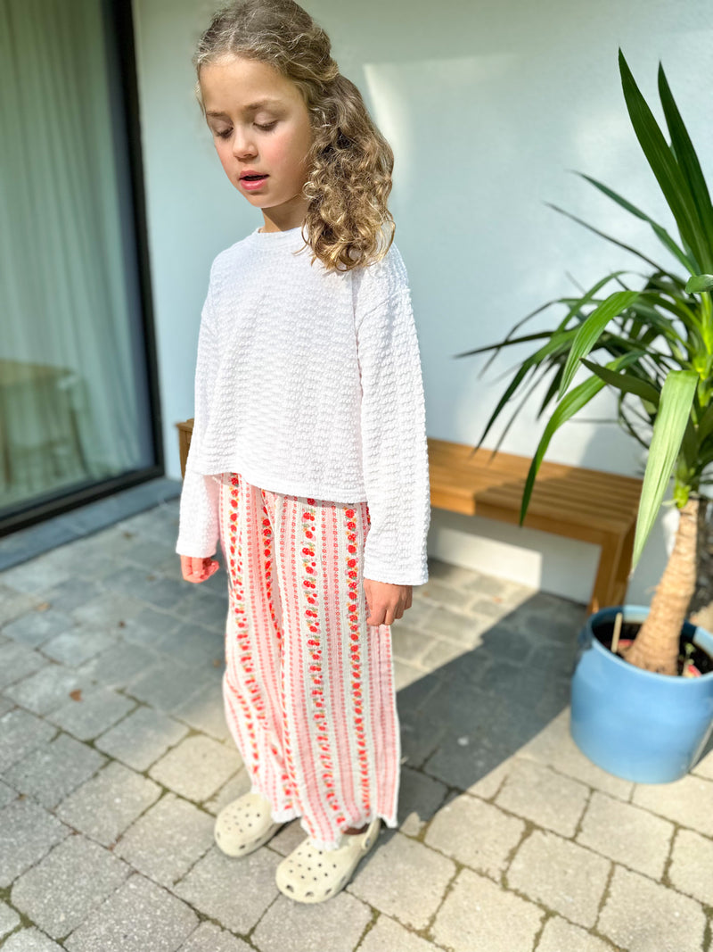 Strawberry frill pants - Red