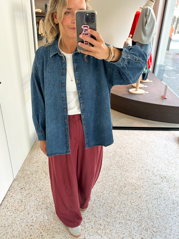 Lanow trousers - Cherry tree