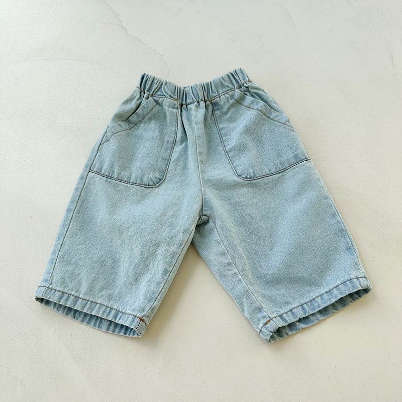 Bebe pocket denim pants - Light denim