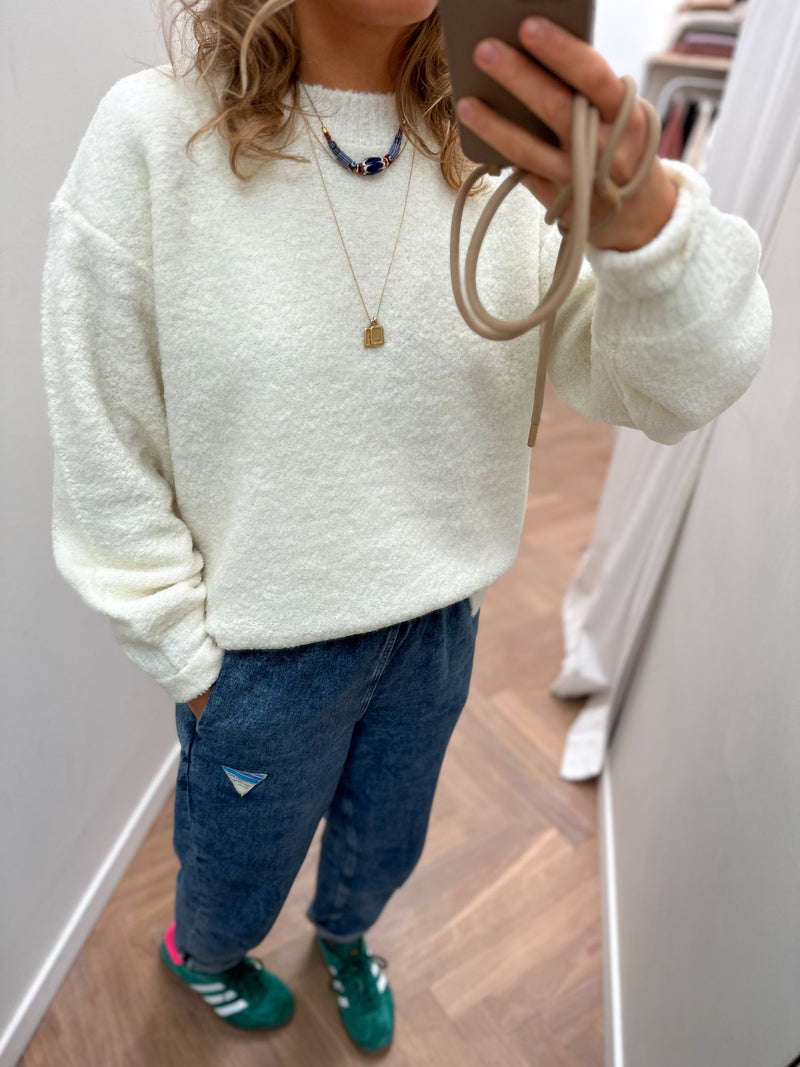 Vica wool bouclé sweater - Off white