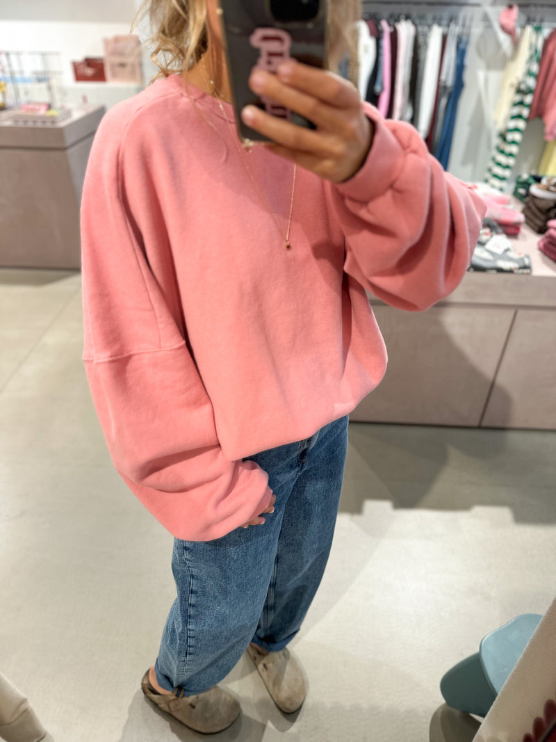 Soft oversized sweater - Dusty peach